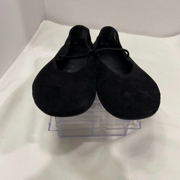 Jeffrey Campbell Suede Mary Jane Ballet Flats Black Round Toe Slip-On Shoes 10 - Picture 4 of 12